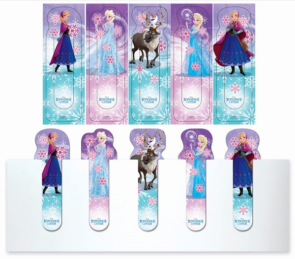 Набор фигурных закладок Disney Frozen  4257188  5шт