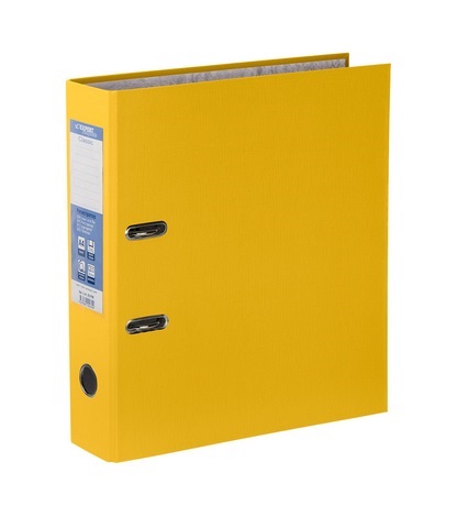 Папка-регистратор А4  75 мм Expert Complete Classic PVC 25177/25167 желтый 