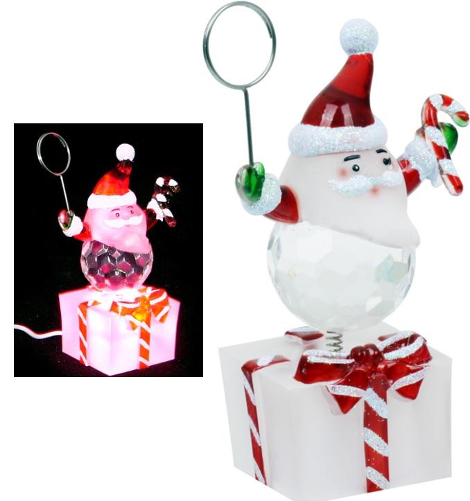 Новогодний сувенир "Дед Мороз - подарок на память" ORIENT NY6001, питание от USB