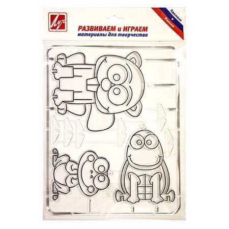 Витражная картинка-трафарет Бобер и компания 25С 1568-08