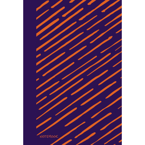Тетрадь 96л. без лин. Канц-Эксмо Яркие штрихи (оранжевый) ЕТИ59680 мат.лам.