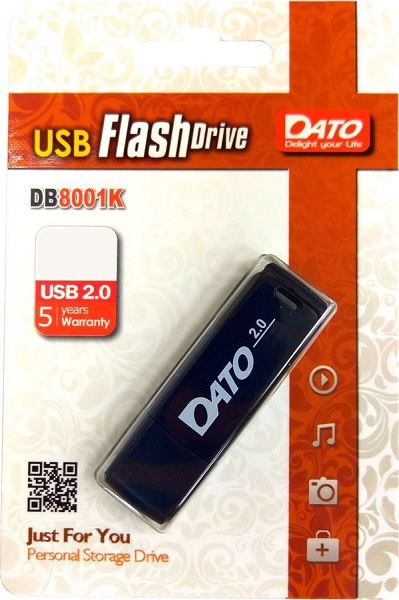 Флэш-драйв 32ГБ Dato DB8001 DB8001K-32G USB2.0 черный
