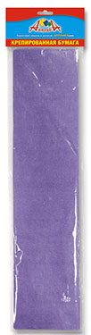 Бумага гофрир. поделочная 50*250 см Фиолетовая С0307-14
