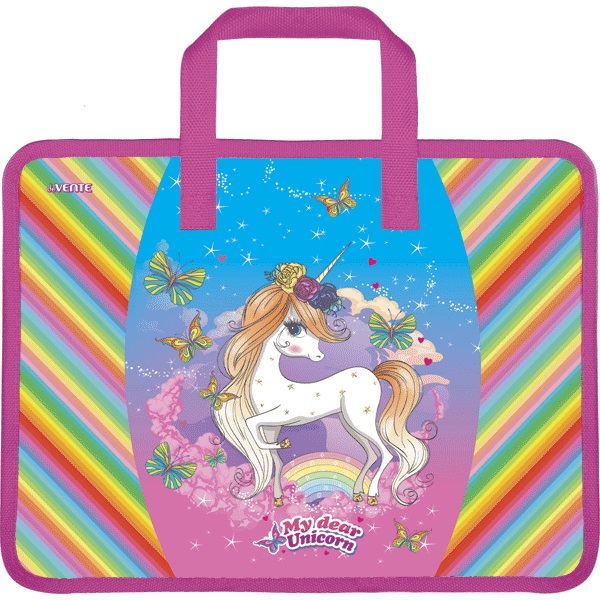 Сумка детская пласт. deVENTE. Unicorn, 33,5*26см, с ручками 8053003