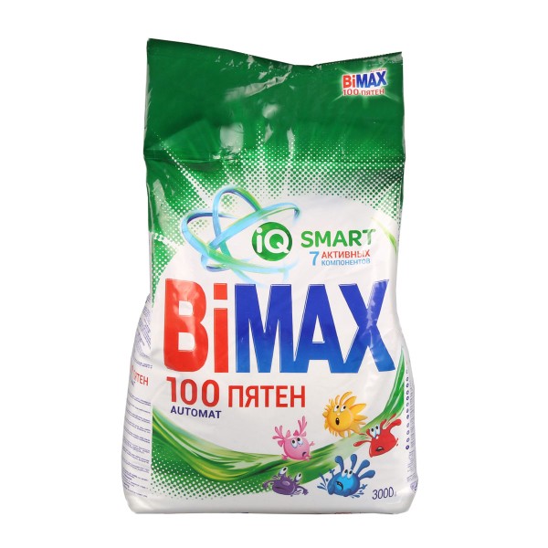 Порошок стиральный BiMax - автомат 3 кг 100 Пятен