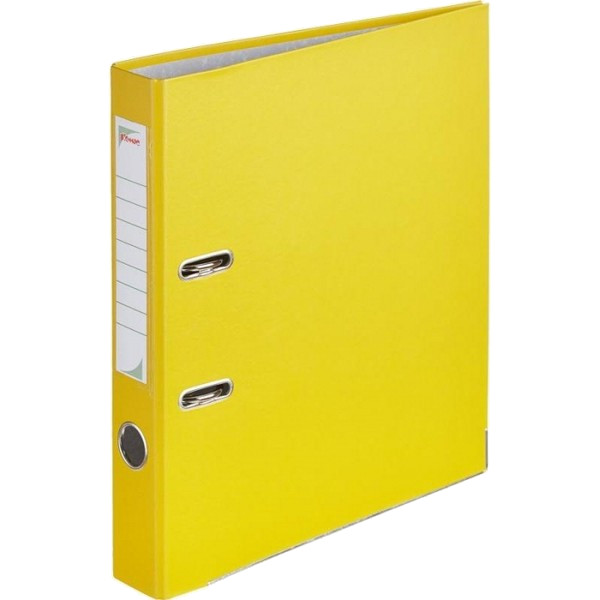 Папка-регистратор А4  50 мм Attache Economy PLUS желтый, с метал.уголком 760419