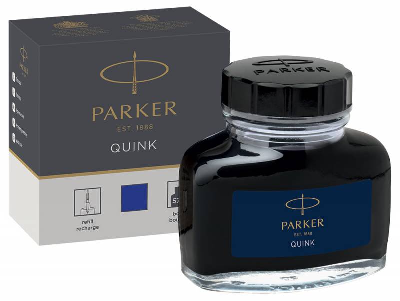 Чернила 57мл Parker BOTTLE INK BLUE BOX 1950376 синие