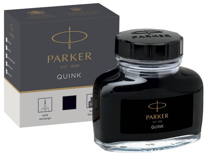 Чернила 57мл Parker BOTTLE INK BLK BOX 1950375 черные