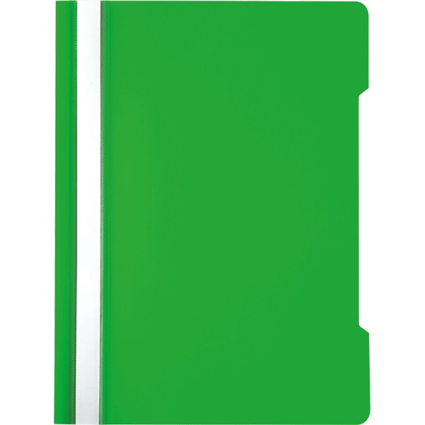 Скоросшиватель А4 мягкий пластик, зеленый Attomex 100/110мкм 3079801