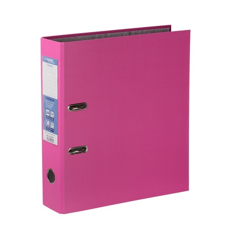 Папка-регистратор А4  75 мм Expert Complete Classic PVC 251798 розовый 