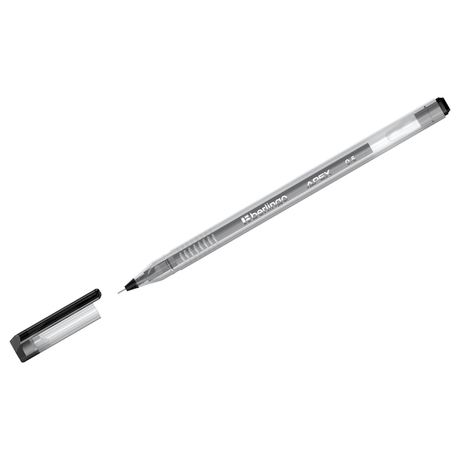 Ручка гелевая Berlingo Apex 0,5 мм  CGp_05151 черная