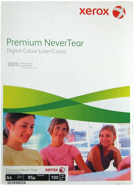 Спец.пленка Never Tear глянц.белая Xerox А4 100 л. 003R98056