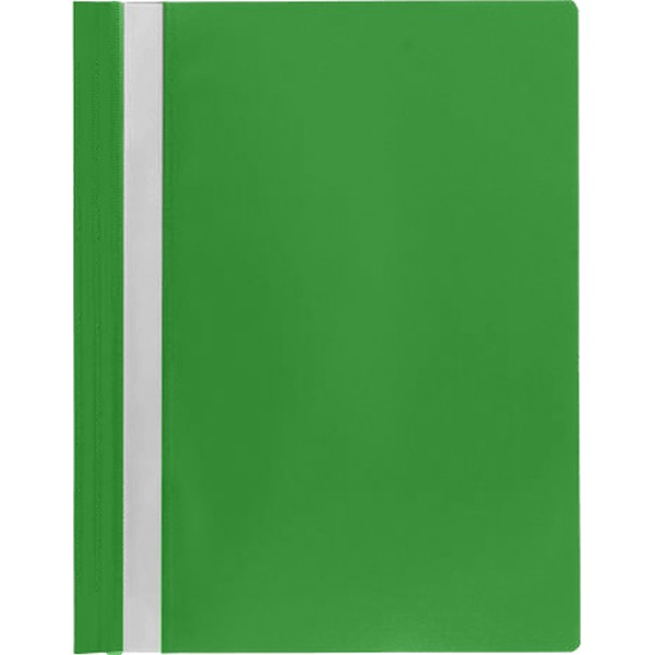 Скоросшиватель А4 мягкий пластик, зеленый Attomex 100/120мкм 3113007