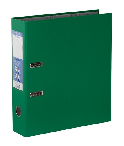 Папка-регистратор А4  75 мм Expert Complete Classic PVC 25173/25163 зеленый 