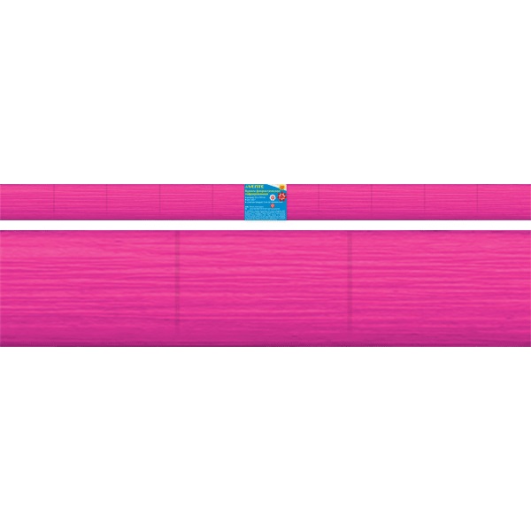 Бумага гофрированная  флористическая Attomex/deVENTE 50*250 см ярко-розовая 140г/м2 8040755