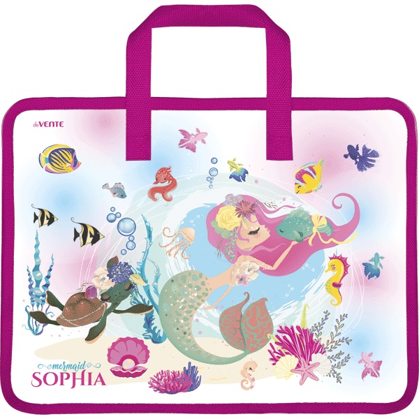 Сумка детская пласт. deVENTE. Mermaid Sophia, 33,5*26см, с ручками 8053000