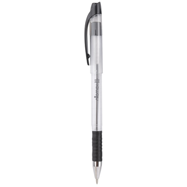 Ручка гелевая "Attomex" d=0,5 проз. корпусом и рез. дер. 5051331 черная