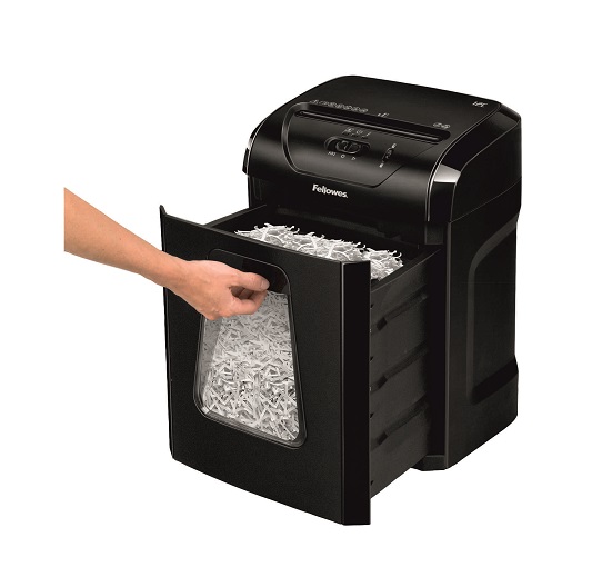 Шредер Fellowes Powershred® 12C, DIN P-4, 4х40мм, 12лст., 18лтр., Safety Lock FS-71201