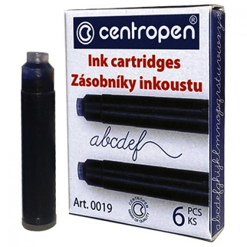 Картриджи чернильные Centropen 100190601 синие, 6шт.