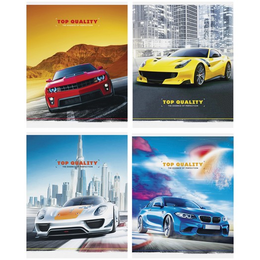 Тетрадь 48 л. кл. ArtSpace Авто. Best cars, ассорти Т48кЭ_24462 обл. мел. картон