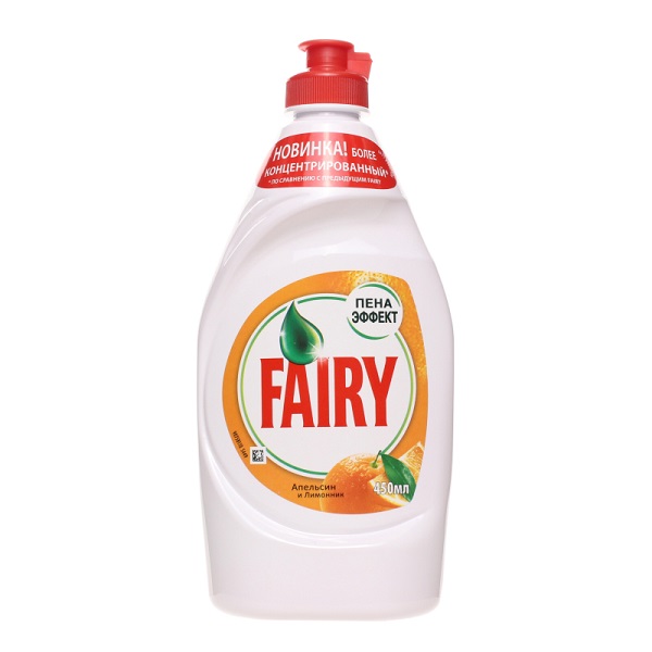 Средство д/посуды Fairy 450 мл Апельсин и лимонник