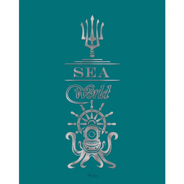Тетрадь 48л.кл. Хатбер -SEA- скругл.углы асс. матов.ламин. 3D фольга