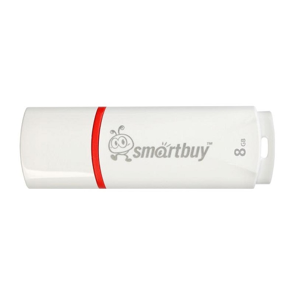 Флэш-драйв 8ГБ Smartbuy Crown White (SB8GBCRW-W)