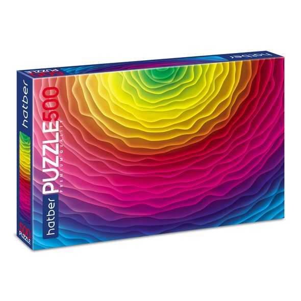 Пазлы 500 эл.  Хатбер А2 -Spectrum- 500ПЗ2_22423