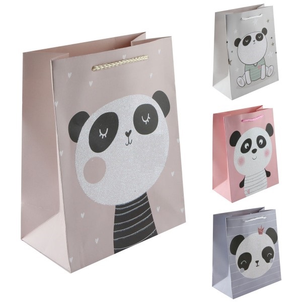 Пакет подар. бумага КОКОС Panda 18*23*10 см, ассорти 200492/1
