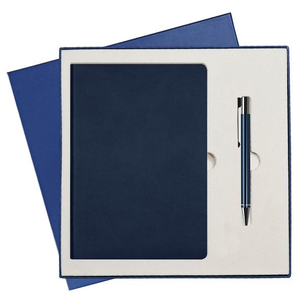 Набор подарочный Portobello/Sky (ежедневник недат. А5, ручка) синий, GS-304-24-BLUE-SKY