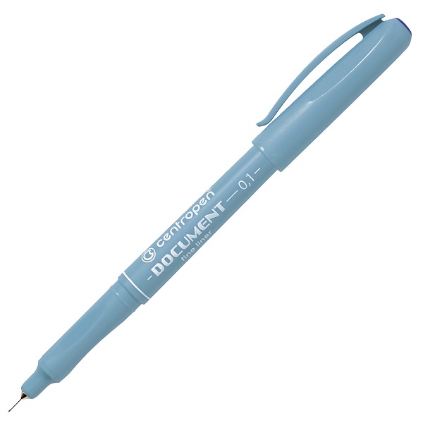 Ручка капиллярная Centropen Document 2631/0,1, синяя
