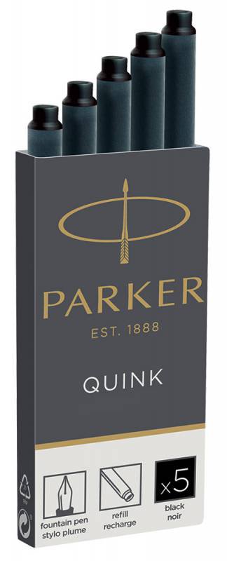 Картриджи чернильные Parker (5шт.) PK INK CART 20X5 BLK BOX 1950382 черные