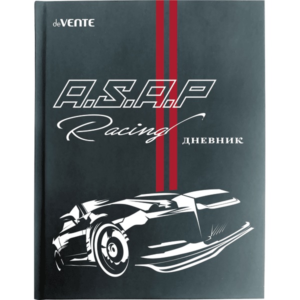 Дневник тв.обл. deVENTE. ASAP Racing. кожзам, шелкография 2020089