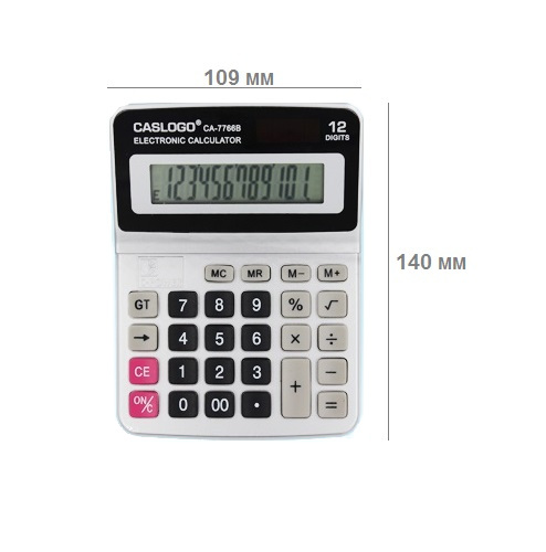 Калькулятор 12-разр. CA-7766B 14*10,9 см