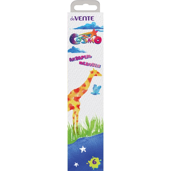 Краски акв. 6 цв. deVENTE медовые б/к карт.кор. 8074600