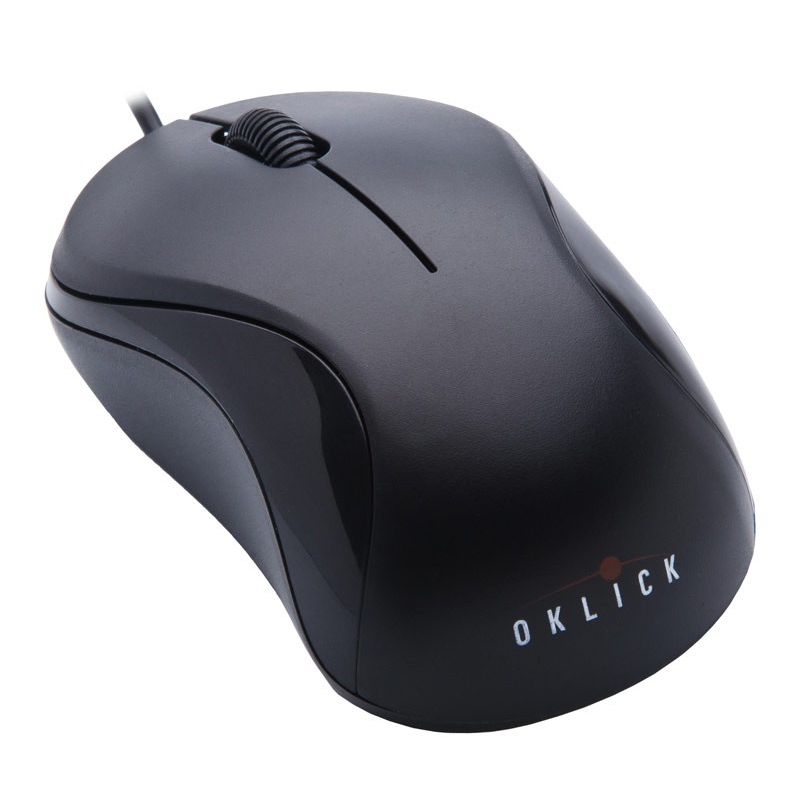 Мышь Oklick 115S черный оптическая USB (800dpi) (2but) для ноутбука