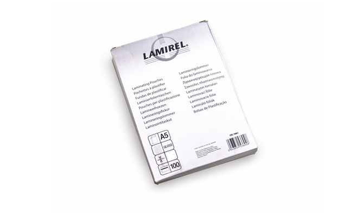 Пленка ламинаторная 154*216мм A5 ( 75мкм) 100л. глянец LAMIREL LA-78657