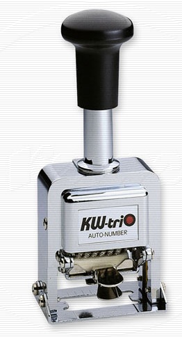 Нумератор автомат.KW-trio 20600 6-разр. метал 