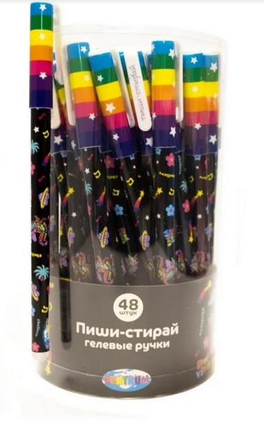 Ручка гелевая Пиши-стирай Centrum. Единорог и радуга 87917 синяя