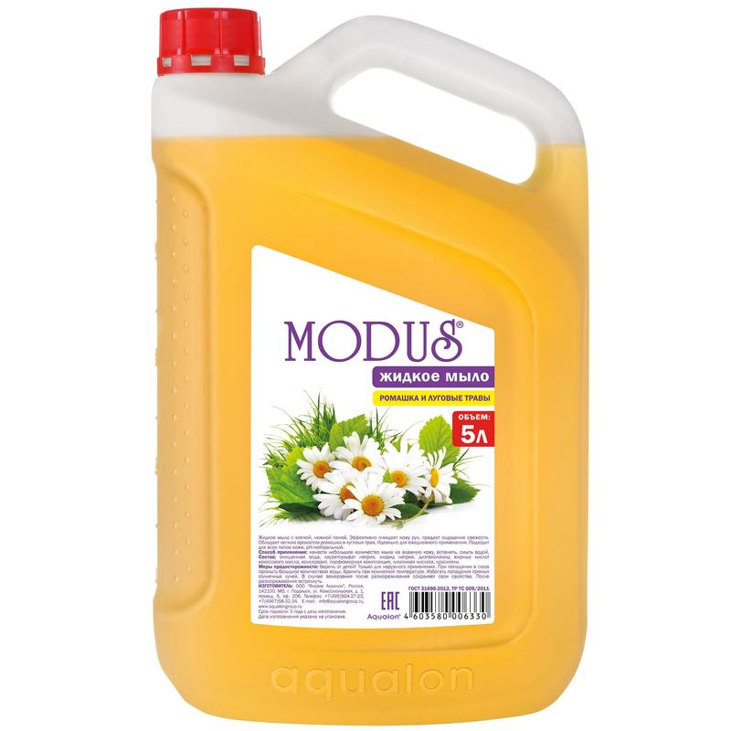 Мыло жидкое 5 л MODUS Ромашка и луговые цветы, канистра