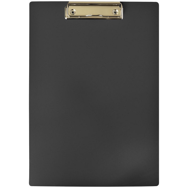 Доска-планшет А4 OfficeSpace с прижимом, пластик, 245657 черный