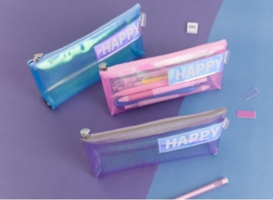 Пенал-косметичка Languo Happy 200*45*45 мм, ассорти LG-11507