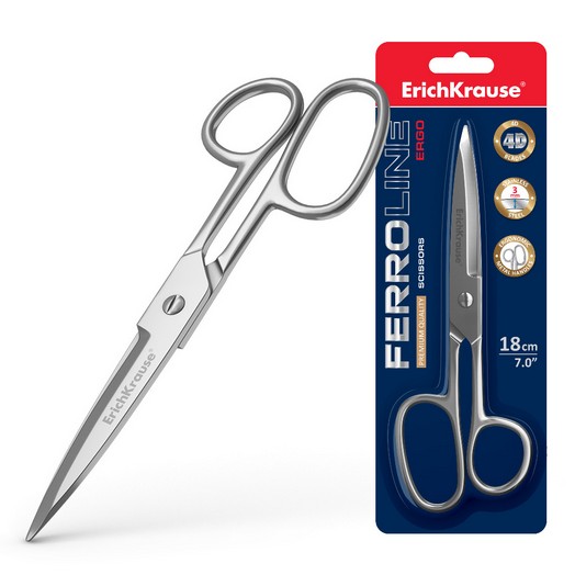 Ножницы 18 см Ferro ЕК 14852 металл  