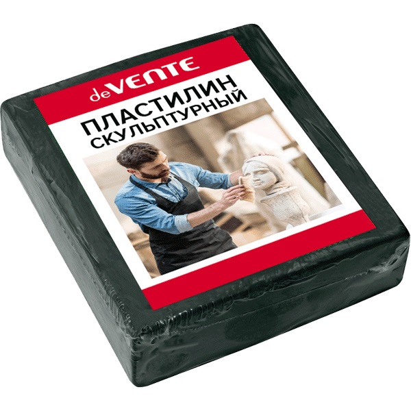 Пластилин скульптурный deVENTE 500 гр. оливковый, мягкий 8042900