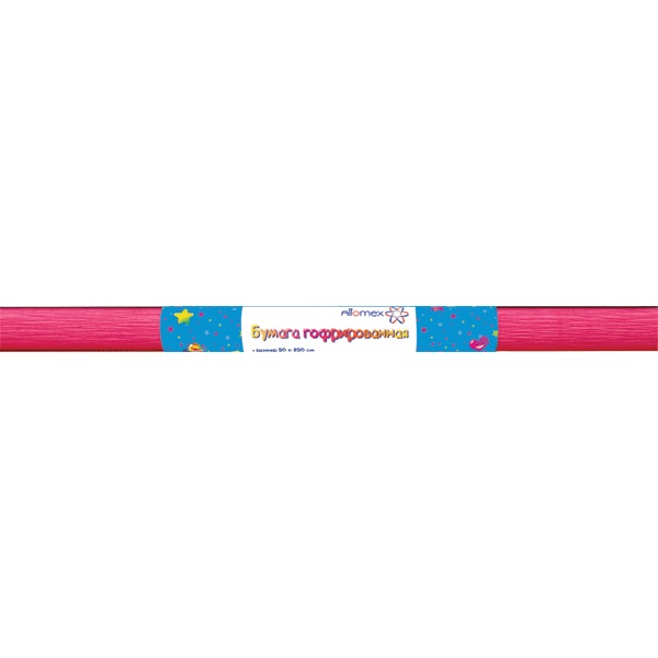 Бумага гофрир. (креповая) Attomex 50*250 см красно-оранжевая 8040718