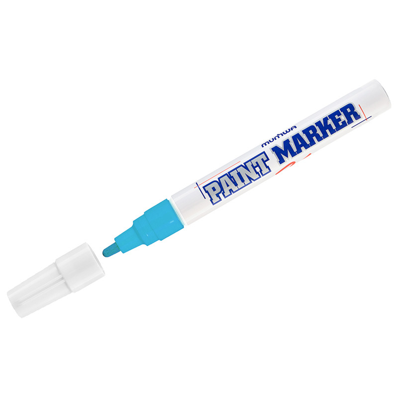 Маркер-краска голубая MunHwa PM-12 (4мм) нитро-основа