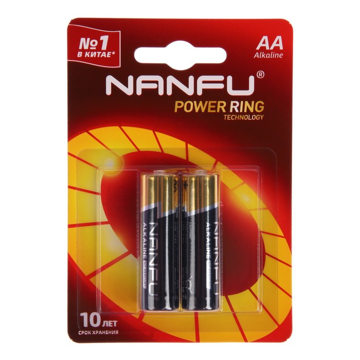 Батарейка Nanfu AA (2шт.) (LR6 2B)