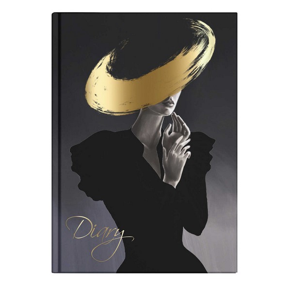 Ежедневник-органайзер А-5 недатир. Феникс DIARY ЛЕДИ, тисн.фольгой, ламин.Soft touch вельвет 64335