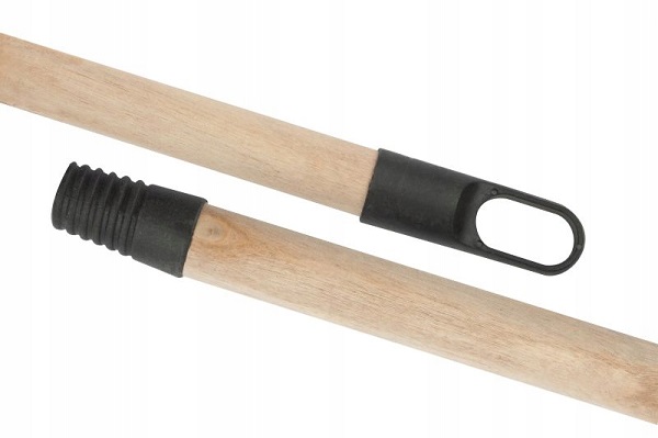 Черенок 120см для щетки деревянный d=25 мм, переходник