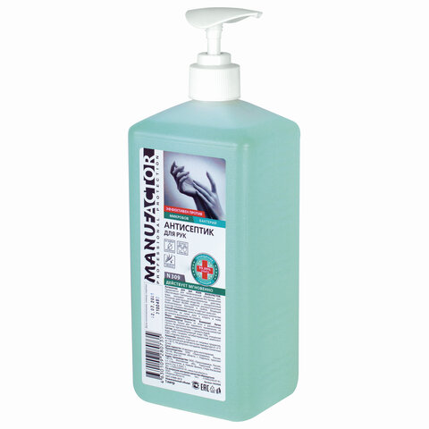Средство антисептическое Manufactor, 1 л, дозатор